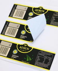 蜂蜜不干胶标签_食品不干胶标签